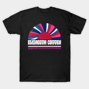 Elizabeth Proud Name Personalized Retro Flowers Beautiful T-Shirt